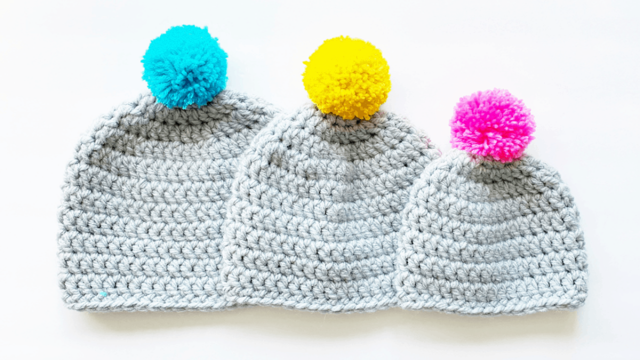 Super Bulky Crochet Hat Pattern (free 