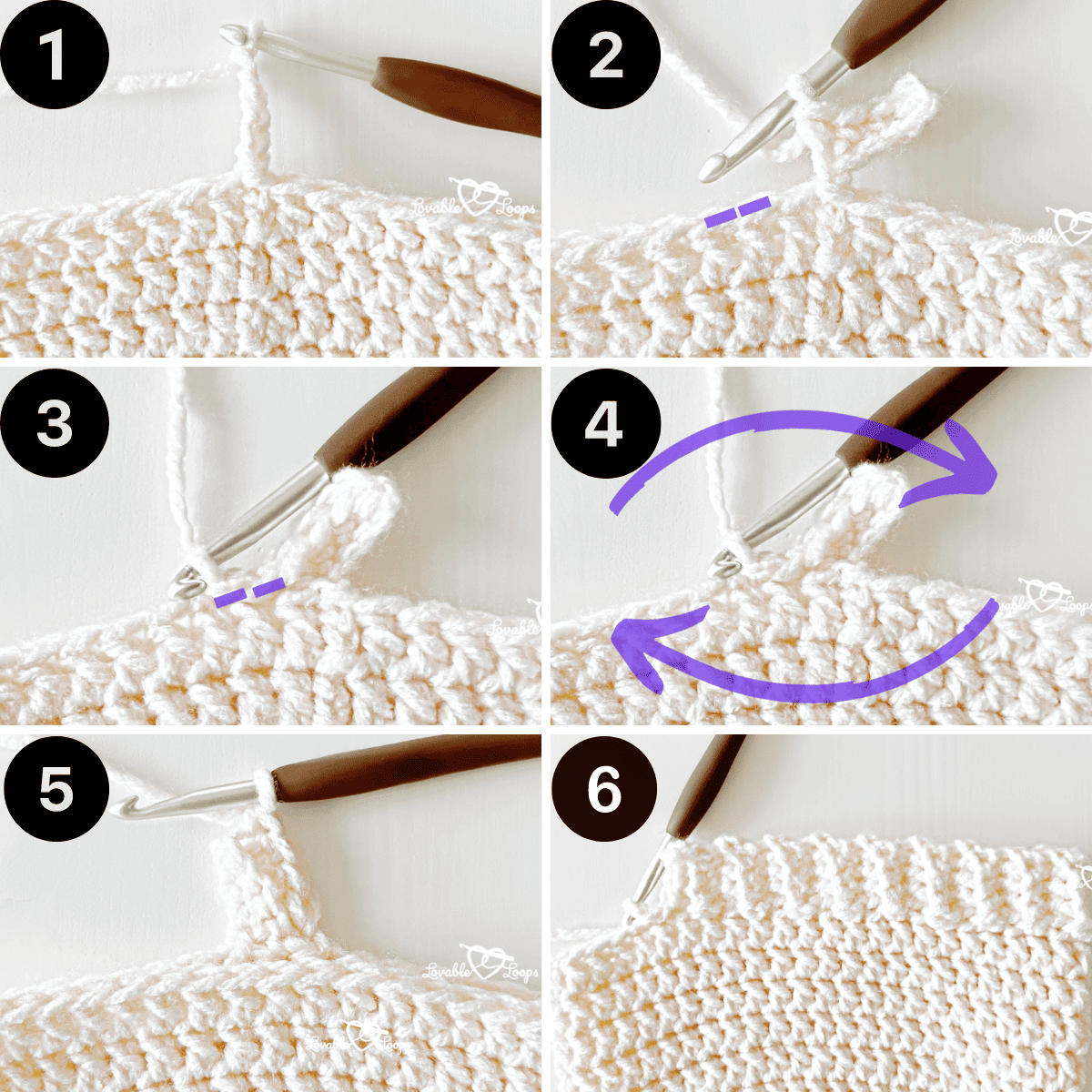 3 Sizes Crochet Ponytail Hat Pattern for Beginners (Free Easy)
