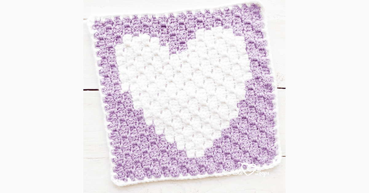 crochet heart pattern