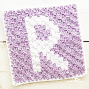 Letter R Crochet Pattern- Crochet Letter Patterns