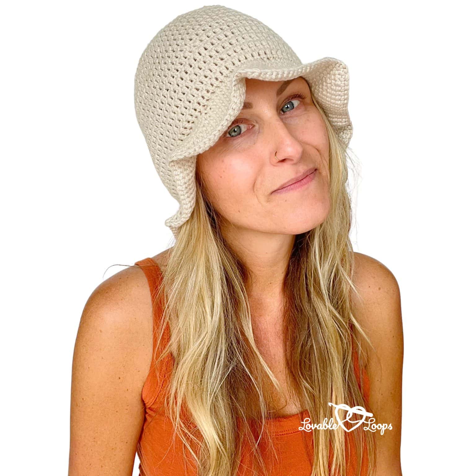 Crochet ponytail hat pattern for beginners (free easy 3 sizes)