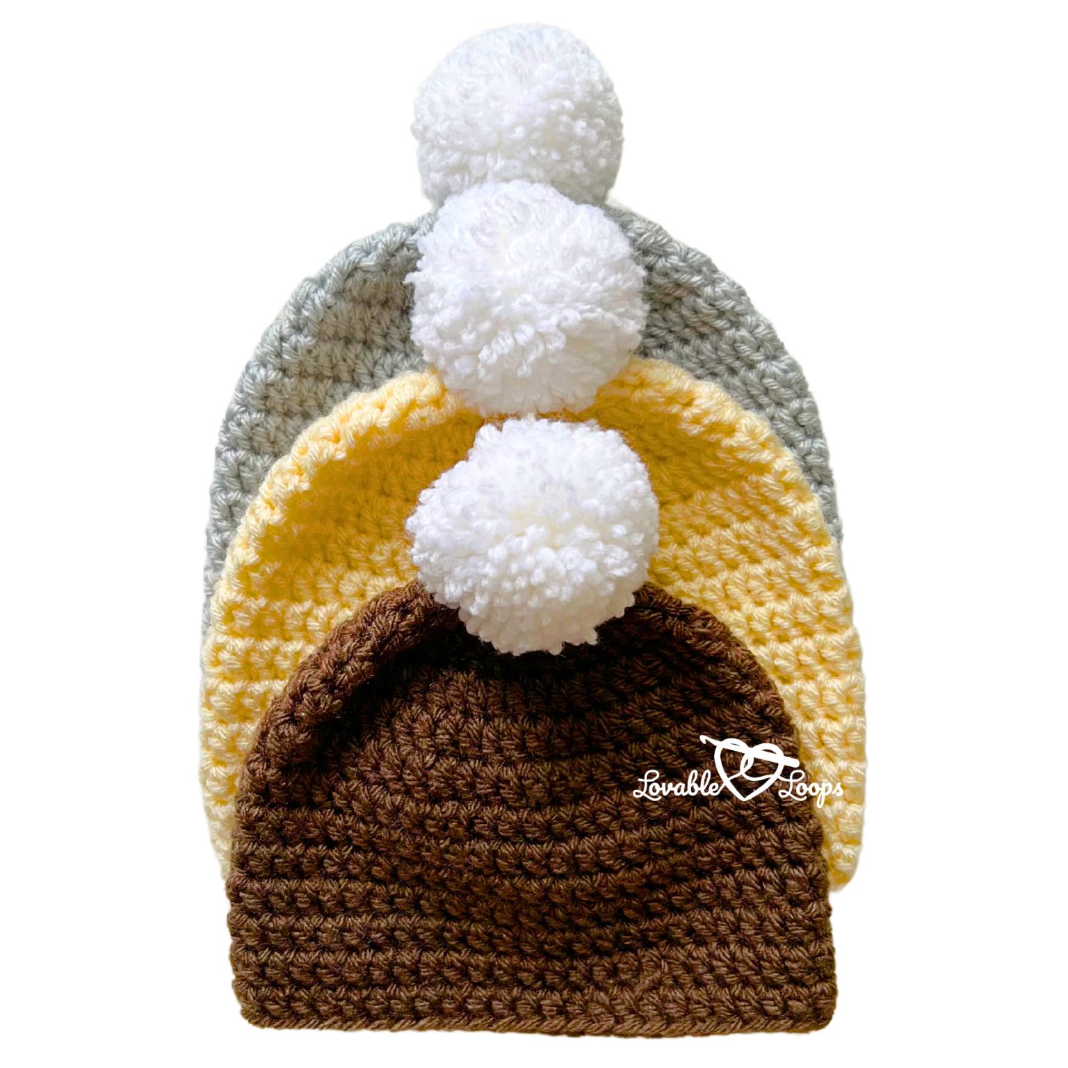 Free Baby Hat Crochet Pattern Quick Easy for Beginners