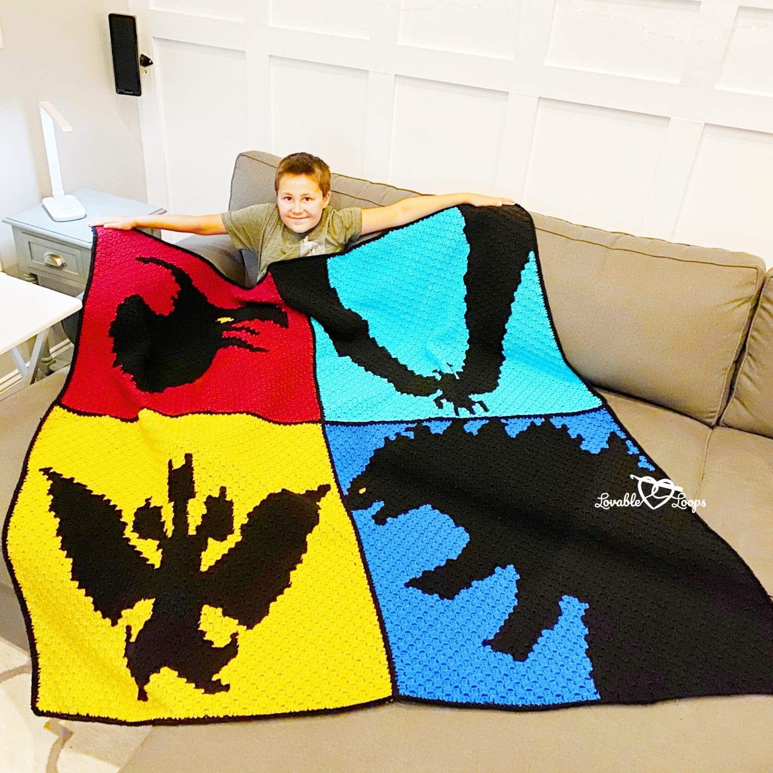 Crochet Godzilla Blanket Pattern for King of the Monsters Fans!