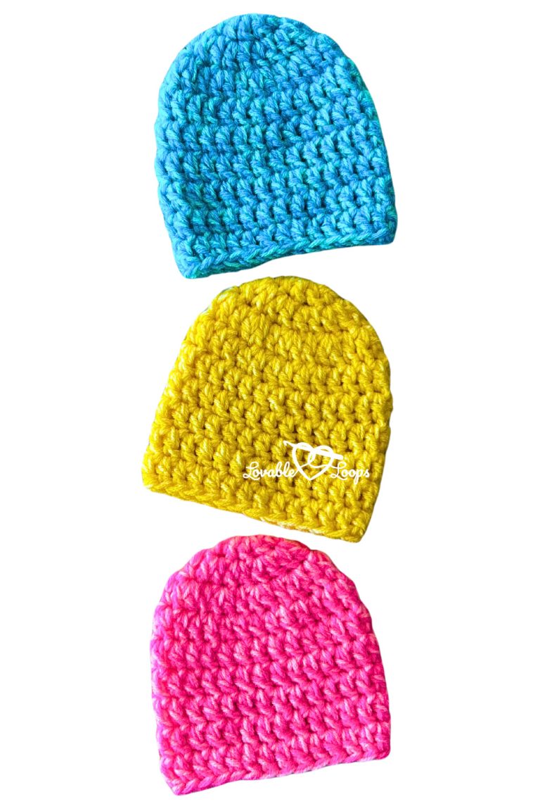 Simple Baby Hat Crochet Pattern for Beginners (Free & Easy)
