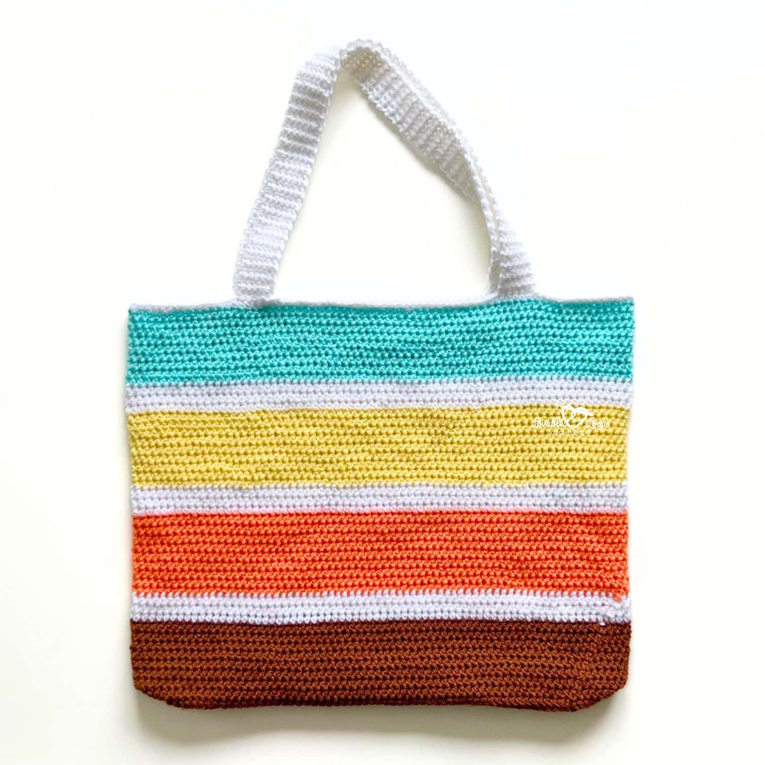 Free Crochet Tote Bag Pattern – Easy & Beginner Friendly