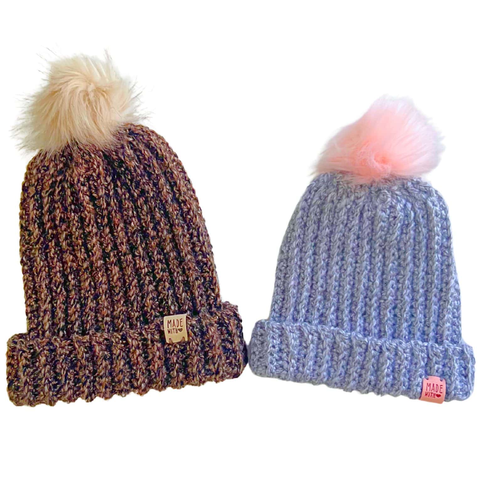 Crochet toddler hat pattern easy top down beanie for beginners