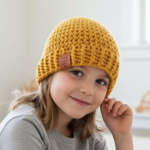 Free Crochet Beanie Hat Pattern – Beginner Friendly & All Sizes!
