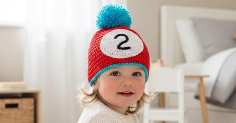 Read Across America crochet hat pattern