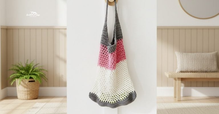 Easy crochet market bag pattern