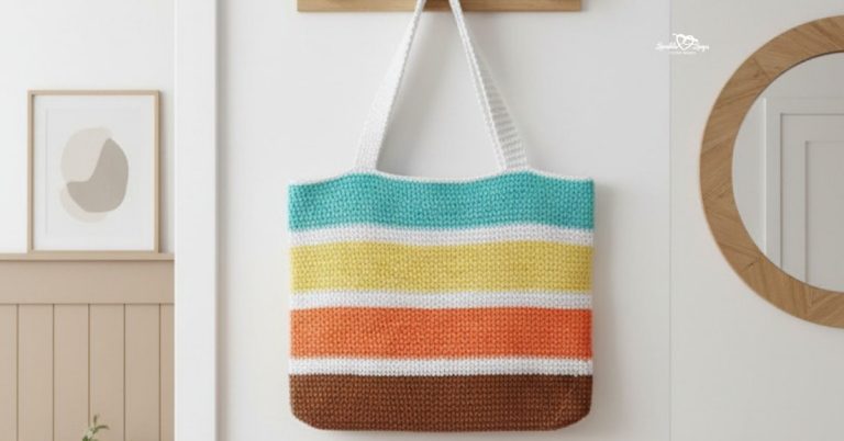 Free crochet tote bag pattern &ndash; easy & beginner friendly