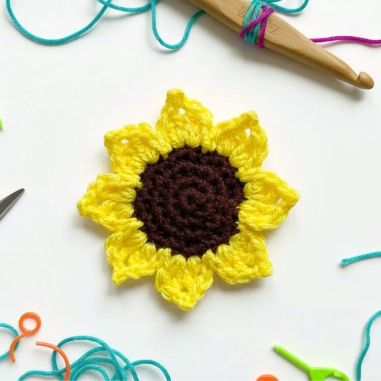Free crochet rose pattern for beginners