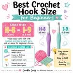 Crochet hook sizes: complete guide with size chart